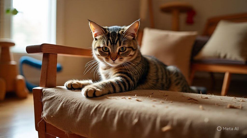 Cat Scratching Furniture