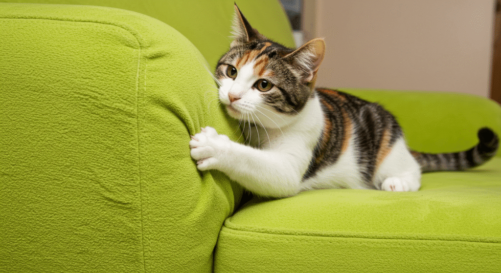 Cat Scratching Couch