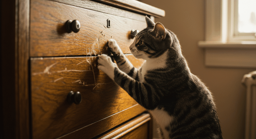 Cat Scratching Furniture