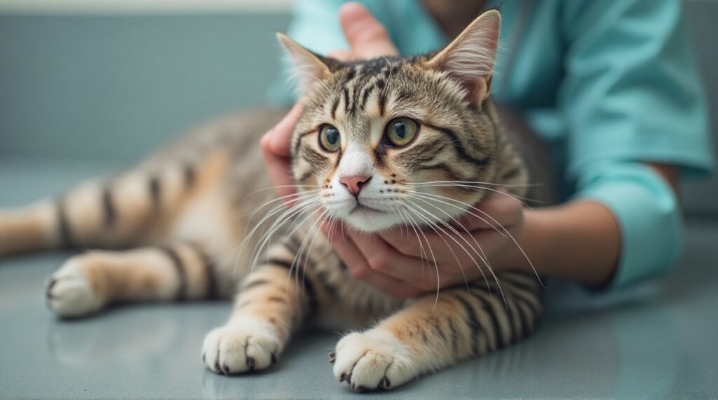 Cat Not Liking Being at The Vet
