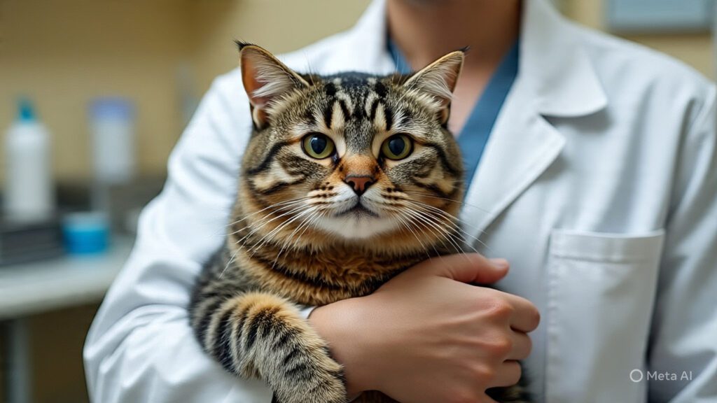 Cat Not Happy About Going to The Vet